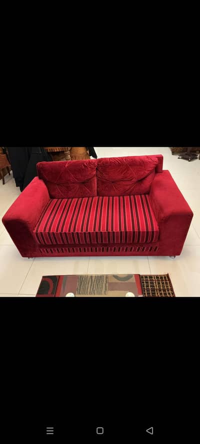 velvety sofa set