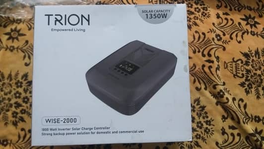 Trion Wise 2000 model ( Solar Capacity 1350 W) , ideal for homes