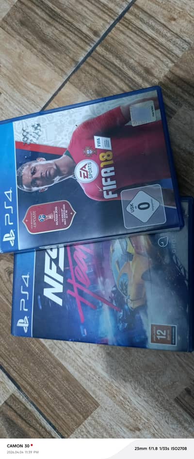 NFS heat and Fifa 18