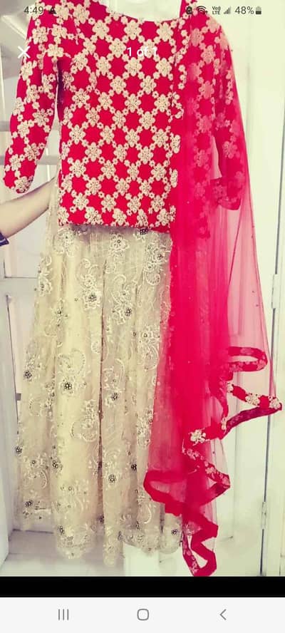 formal dress ( skirt and shirt with dupatta)