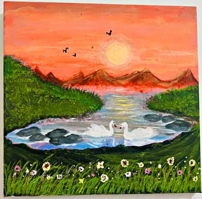 Unique Landscape & Aesthetic Hand-Painted Artworks