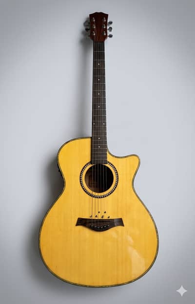  Like-New JM Forest Acoustic Guitar – Full Size – Only 13,500!