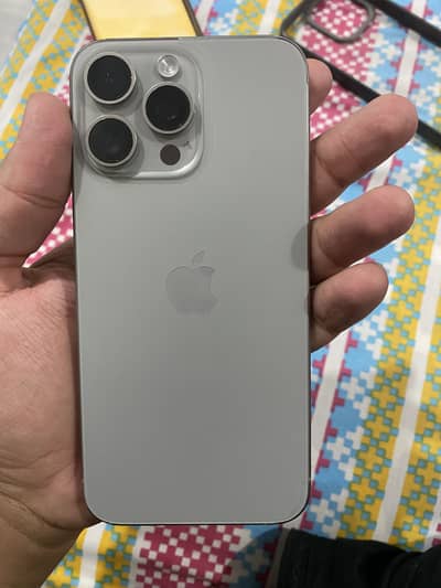 Iphone 15 pro max JV Natural Titanium