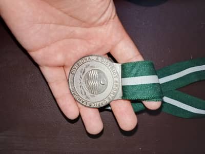 Divisional and district sports lahore original silver medal