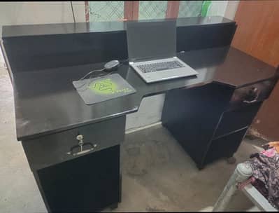 Office Table Heavy Duty Black Desk 