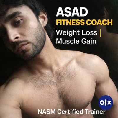 Fitness Trainer Gujranwala | Weight Loss & Muscle Gain Certified(NASM)