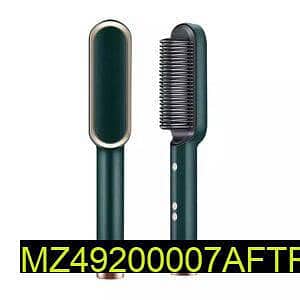 Professional Hair Straightener Brush Ceramic Bristles 3 Temp Modes