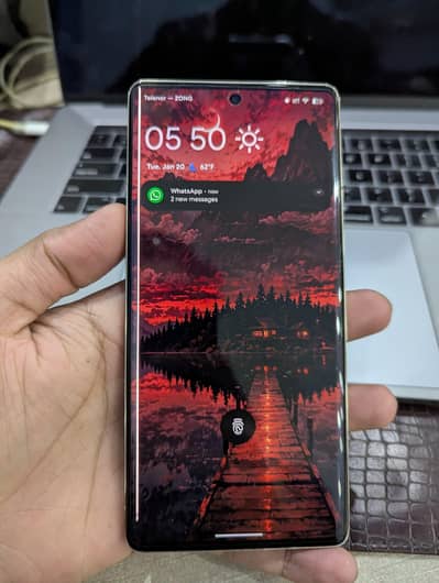 Pixel 7 Pro Hazel 256GB PTA Approved Line on Screen