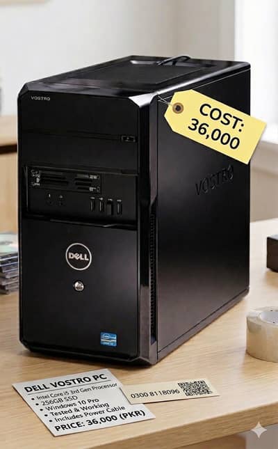 PC i5 3rd gen 16gb ram 256gb ssd 2gb graphic card navedia 500gb HDD