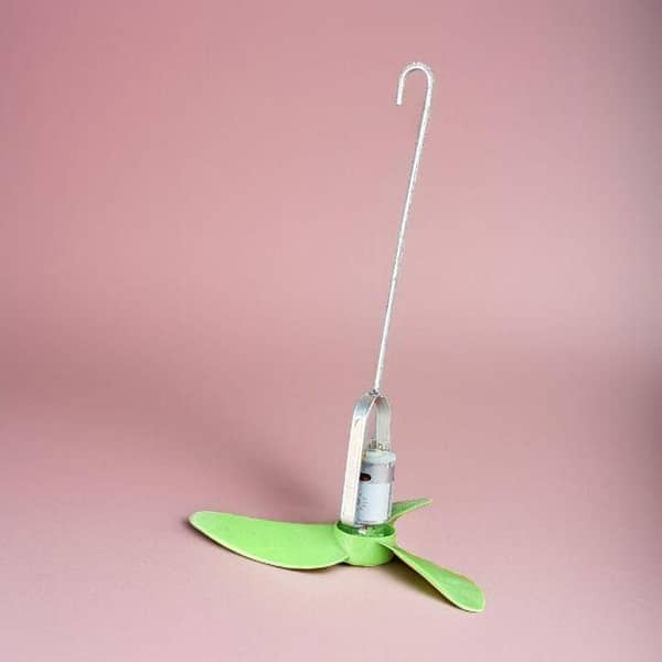 Hanging Fan 12V DC Motor Fan kit (550 DC Motor +10 inch Fan Blade + Hanger)