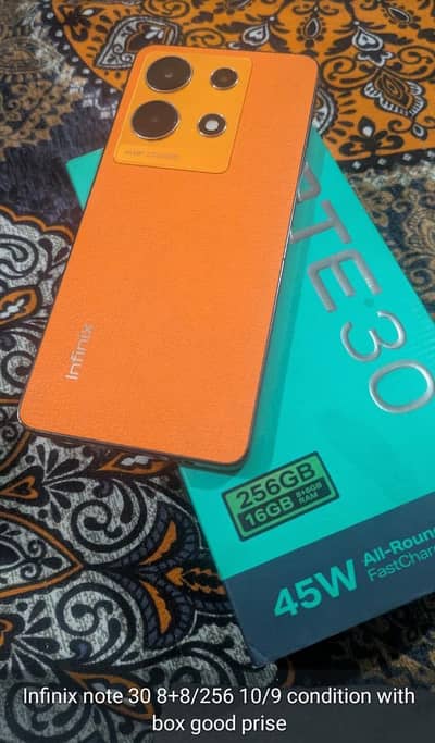 Infinix note 30 16 gb 250 gb