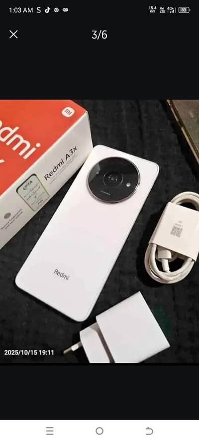 Redmi a3x 3 64 box open