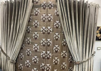 Curtains with blinds