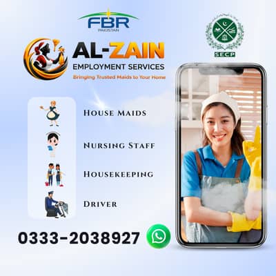 Maids/Babysitter/Cook/Driver/Patient Care/Nanny/Helper /Available