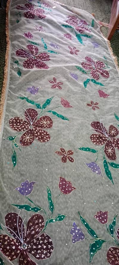 Hand painted duppata