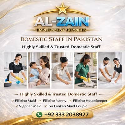 All Domestic Staff Available Maids Agency Cook Filipino Nanny Nurse