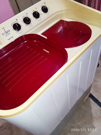 Super Asia washing machine twin tub model number SA-244 EASY WASH