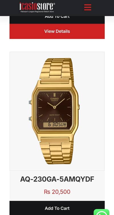 Casio AQ-230GA Original