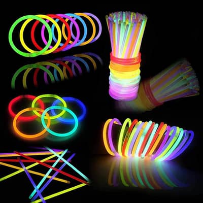 Glow stick bracelets 100pcs 5mm x 200 mm
