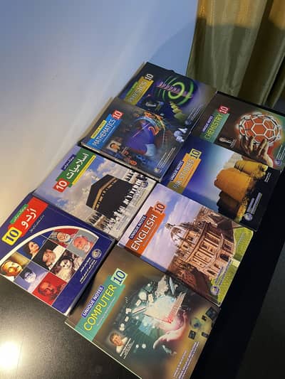 CLASS 10 BOOKS AND NOTES
