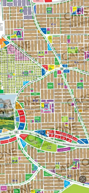 6. Prime Location Plot in Sector H Kanal with 65 ft road and Ideal for Living & Investment