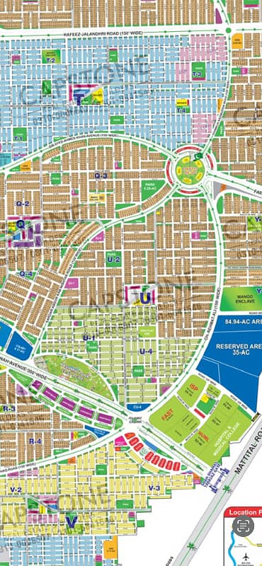 1 kanal Marla Hot Location Plot in U Sector for sale