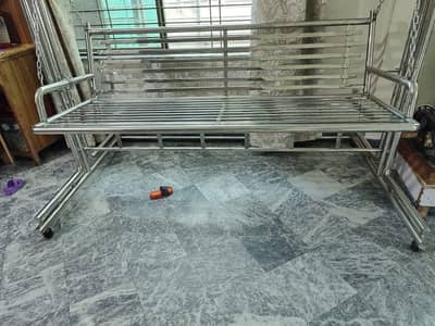 Premium Stainless Steel 3-Seater Jhoola (Swing)