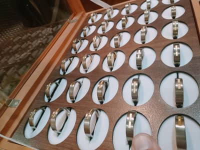 TITANIUM ORIGINAL BOCCIA DIAMOND RING