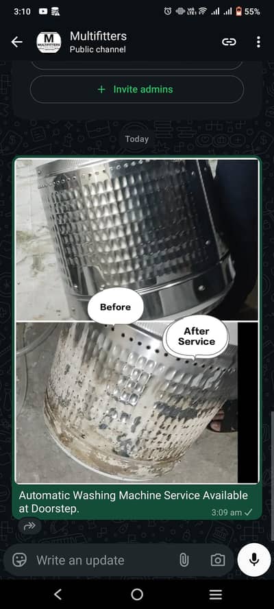 Washing machine spinner dryer/ Ac, fridge service 03234174560