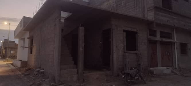 Under construction 80 sqy house for sale peaceful gated society