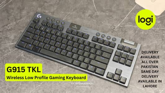 logitech G915 TKL Wireless Low Profile wireless / BT Gaming Keyboard