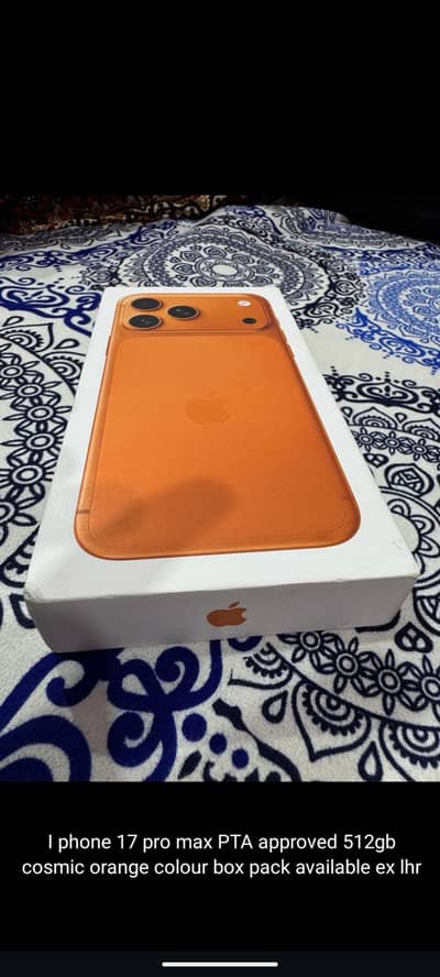 I phone 17 pro max PTA approved