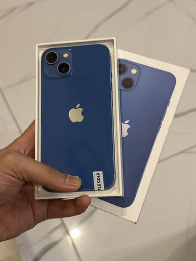 I phone 13 Factory 128 GB 88% Battery Health with box 10 by 9.5