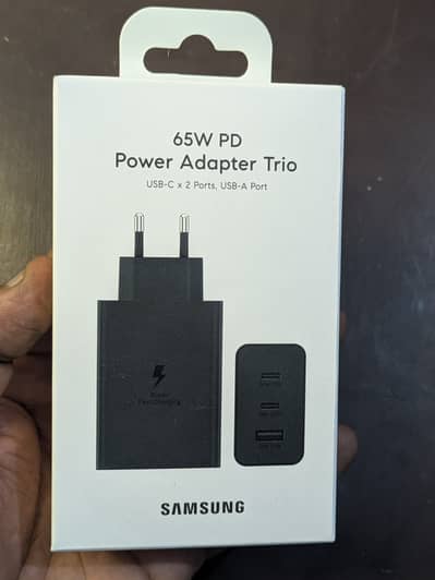 Samsung 65W 3 Pin Power Adapter Trio