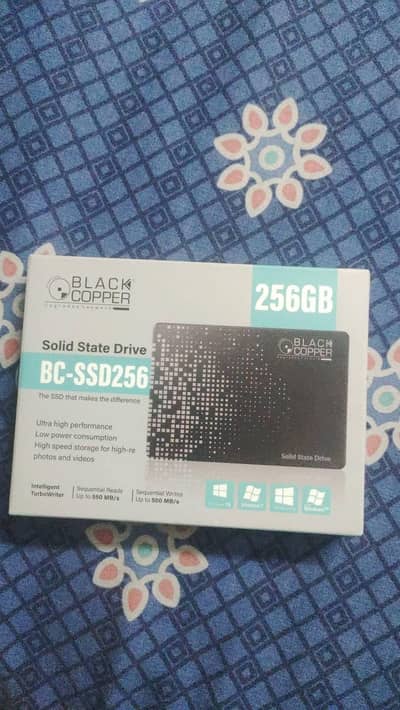 Black copper 256 gb SSD slightly used