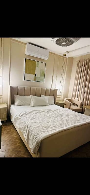 1 Bed Fully Furnished Flat Available For Rent In The Heart Of Bahria Town Lahore