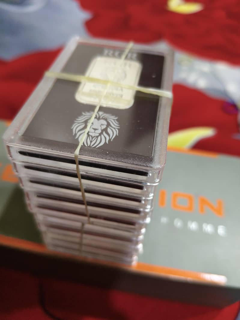 Silver Bars Silver Biscuits 10