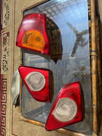 Original headlights and tail lights