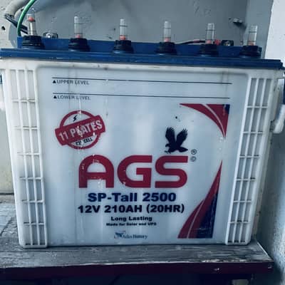  Heavy Duty 210Ah AGS Battery – Strong Backup – Urgent Sale