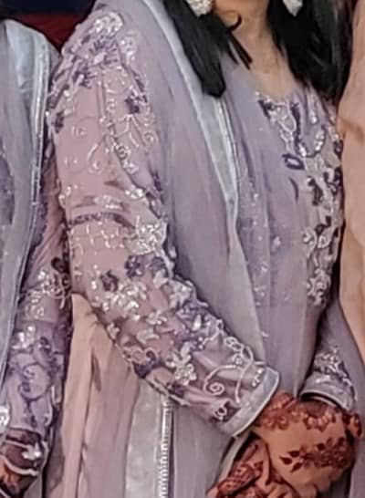 Embroidered silk beautifully designed