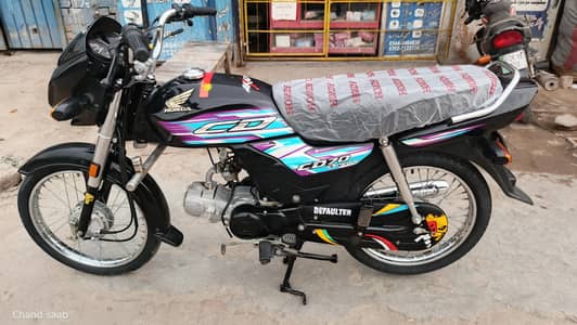 Honda CD dream black clor 24model brand new condition bike 03396464638