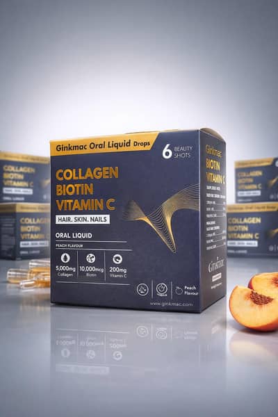 Ginkmac Collagen Biotin Vitamin C Oral Liquid Drops