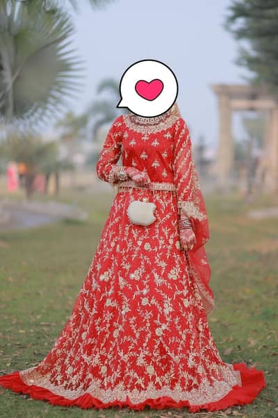 Bridal Lehnga for Sale – Like New (Worn Only 4 Hours)