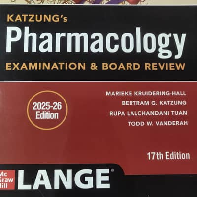 Katzung pharmacology examination and broad review by Lange,