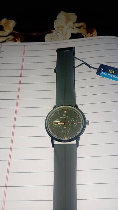 wrist watch with magnetic strap