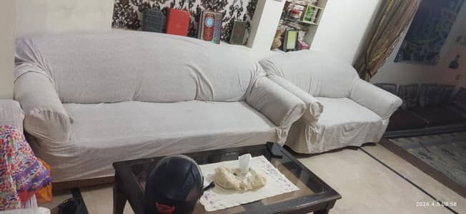 6 seater sofa set  strong wood frame