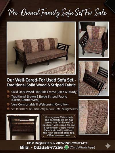 7 Seater Sofa Set for Sale