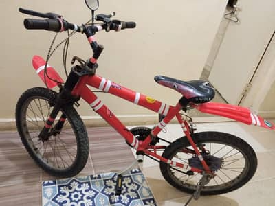 Gear bicycle in used