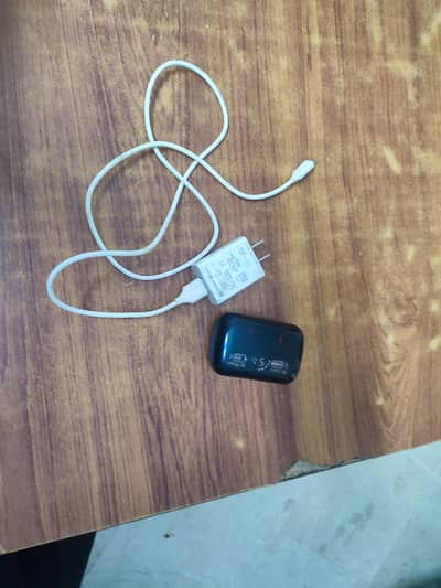 air birds  with 18 w charger and cabel