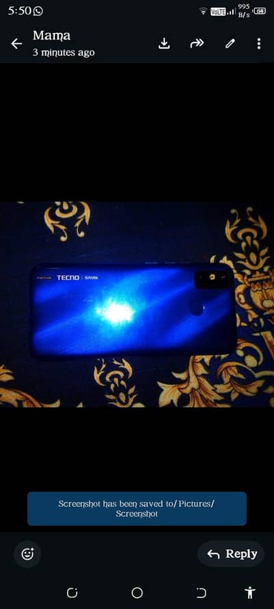 Tecno spark 6 go in 10 by 10 condition. with 6 64 gb